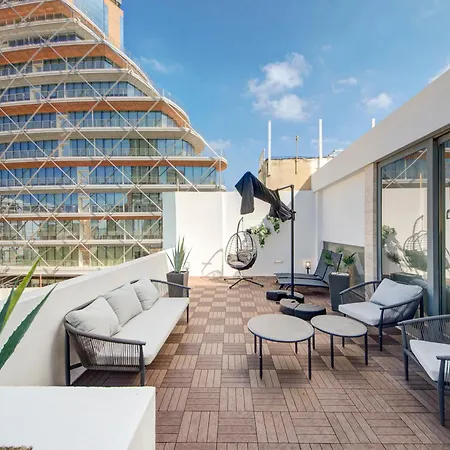 Апартаменты A Lovely 2br Penthouse In St Julians, Pv With Wifi By 360 Estates Сент Джулианс