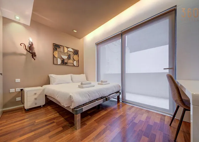 Apartamento A Lovely 2br Penthouse In St Julians, Pv With Wifi By 360 Estates