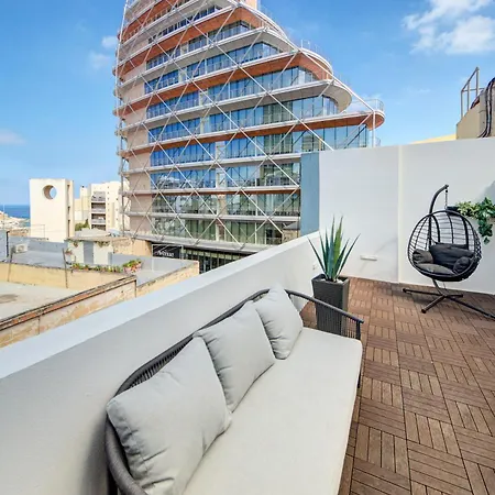 A Lovely 2br Penthouse In St Julians, Pv With Wifi By 360 Estates