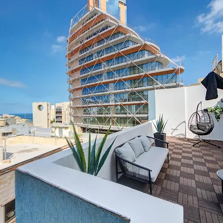 A Lovely 2br Penthouse In St Julians, Pv With Wifi By 360 Estates